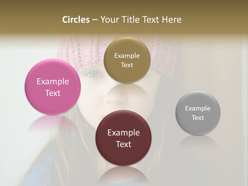 Little Child Cheerful PowerPoint Template