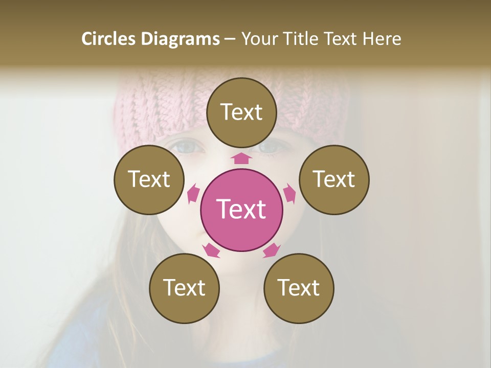 Little Child Cheerful PowerPoint Template