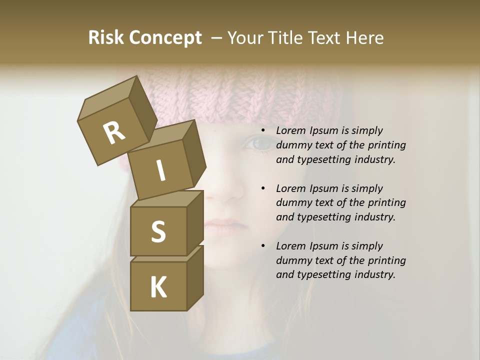 Little Child Cheerful PowerPoint Template