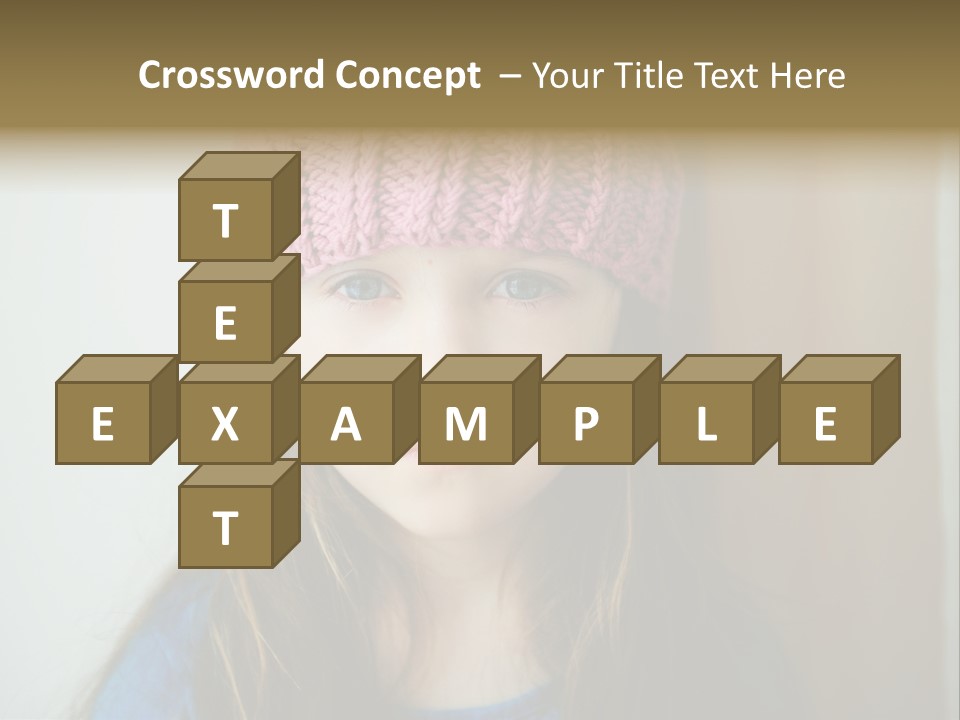 Little Child Cheerful PowerPoint Template