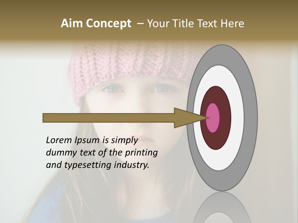 Little Child Cheerful PowerPoint Template