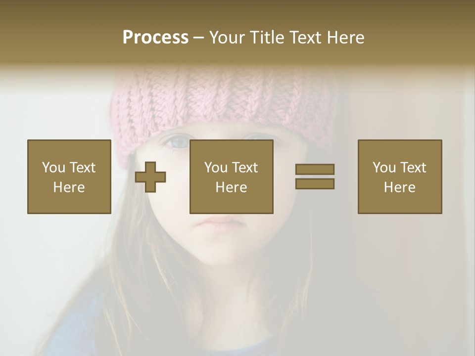 Little Child Cheerful PowerPoint Template