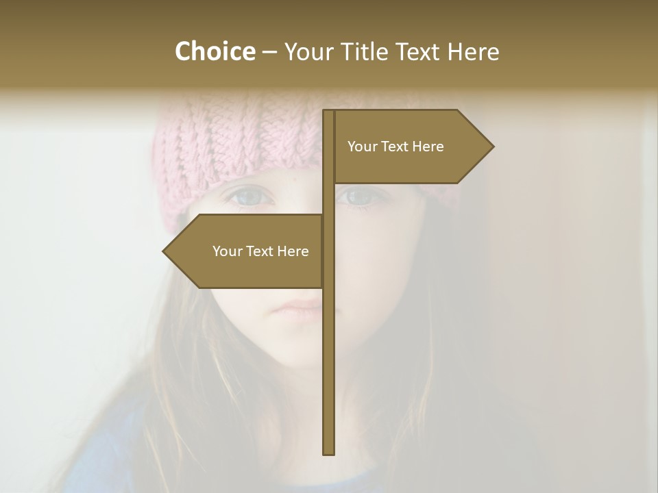 Little Child Cheerful PowerPoint Template