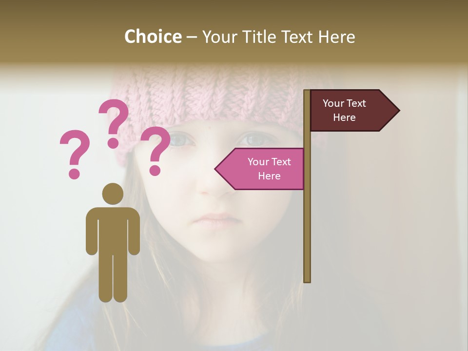 Little Child Cheerful PowerPoint Template