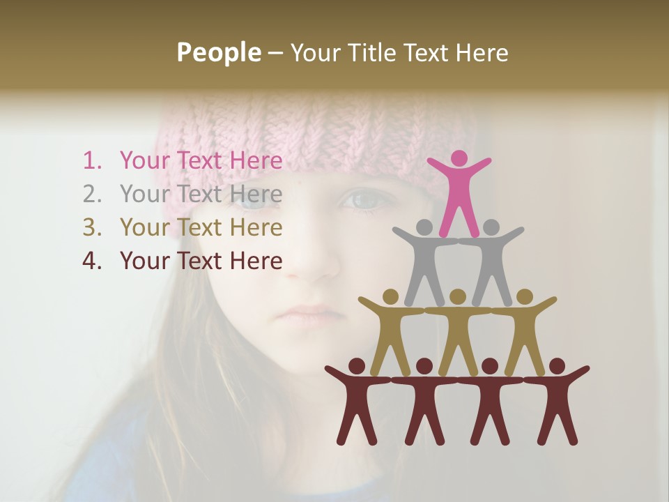 Little Child Cheerful PowerPoint Template