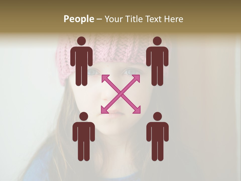 Little Child Cheerful PowerPoint Template