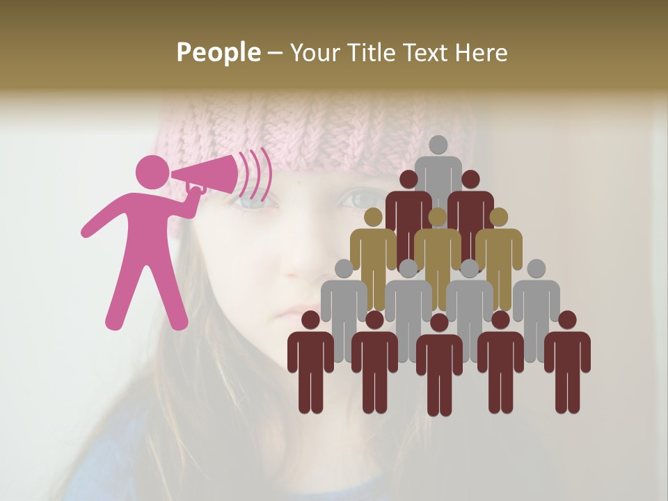 Little Child Cheerful PowerPoint Template