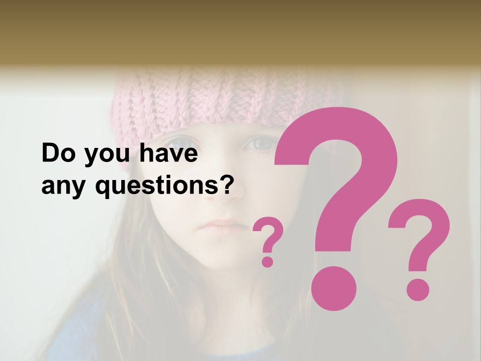 Little Child Cheerful PowerPoint Template