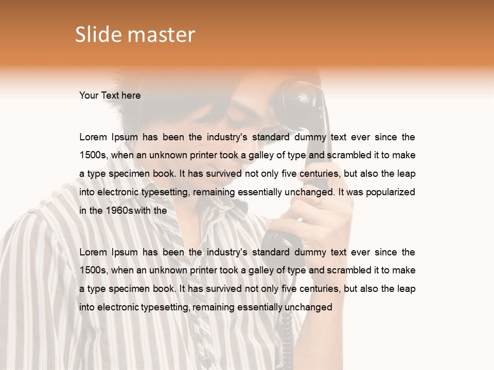 Frustration Attractive Annoyance PowerPoint Template