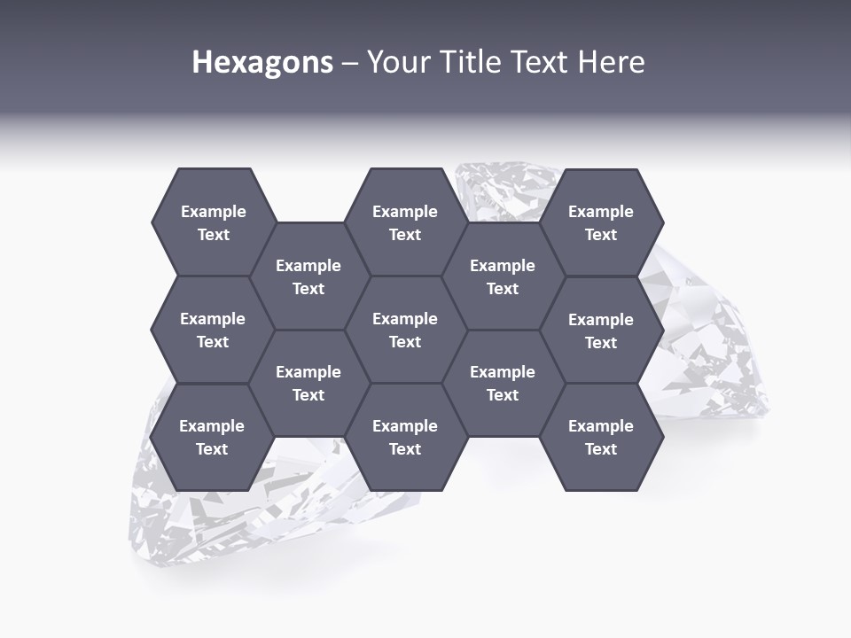 Commercial Crystal Treasure PowerPoint Template