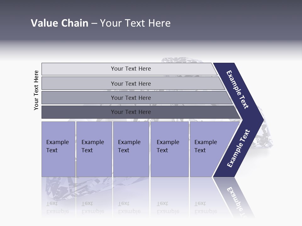 Commercial Crystal Treasure PowerPoint Template