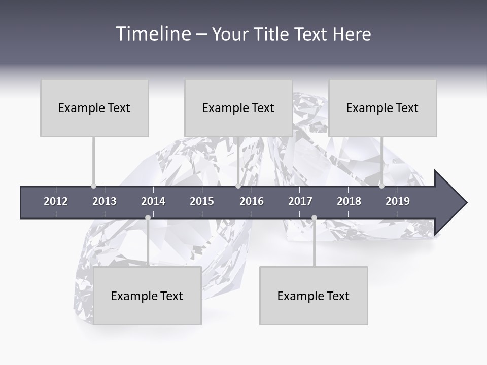Commercial Crystal Treasure PowerPoint Template