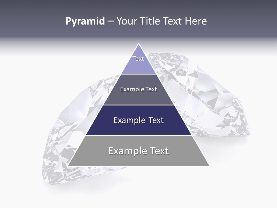 Commercial Crystal Treasure PowerPoint Template