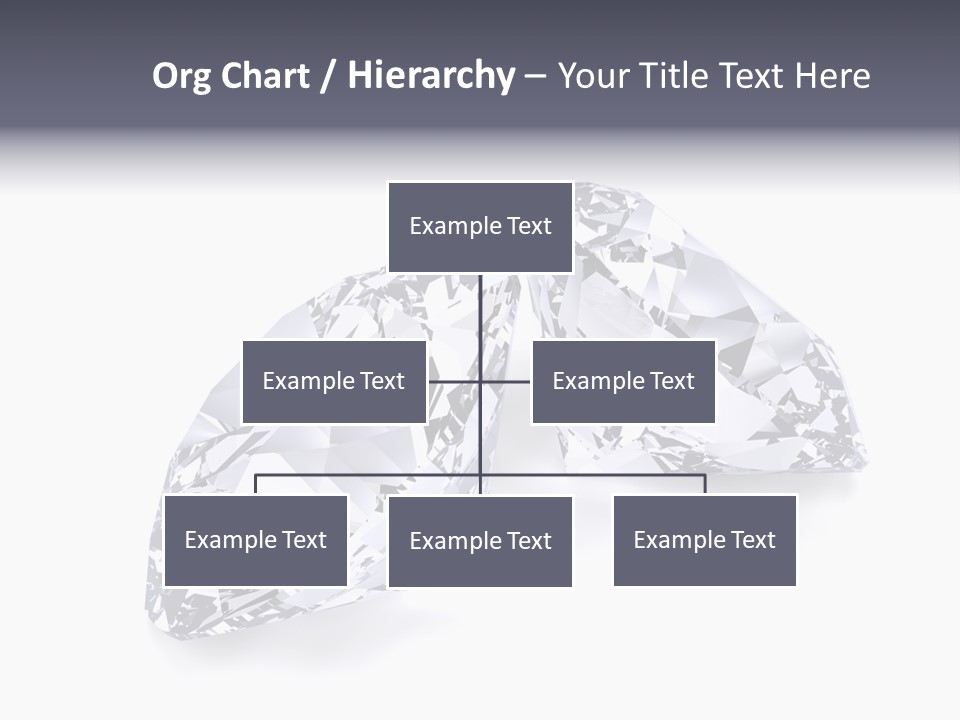 Commercial Crystal Treasure PowerPoint Template
