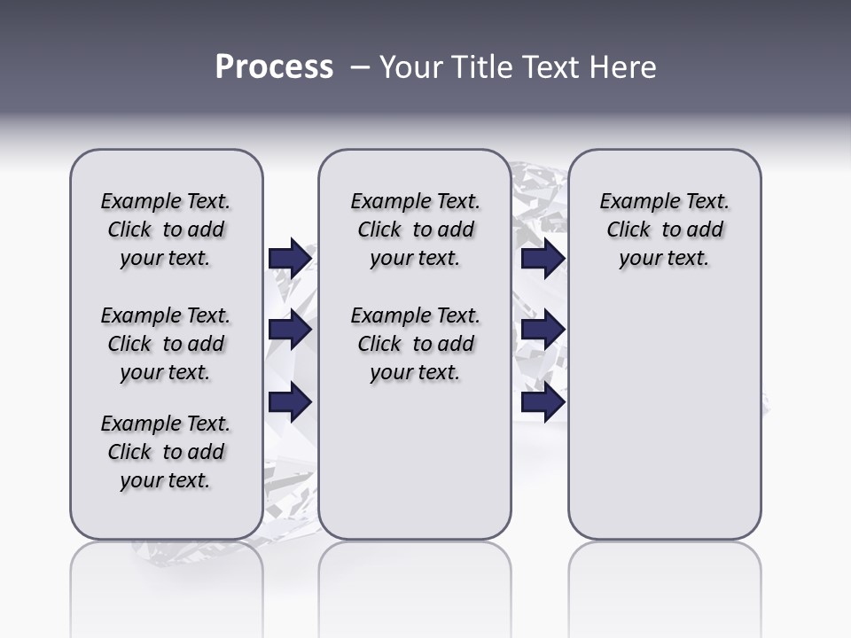 Commercial Crystal Treasure PowerPoint Template