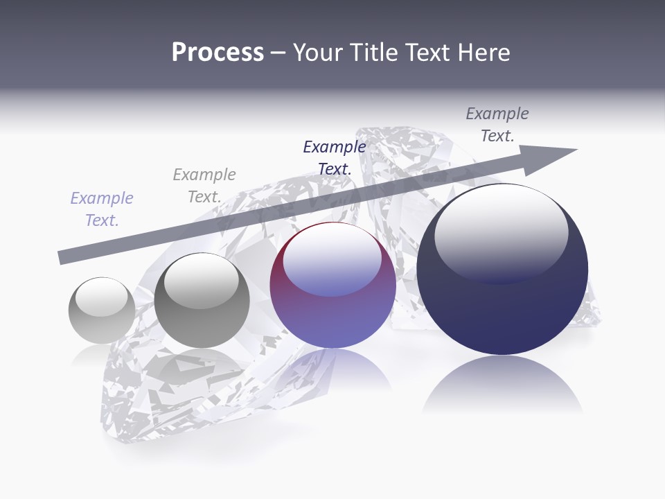 Commercial Crystal Treasure PowerPoint Template