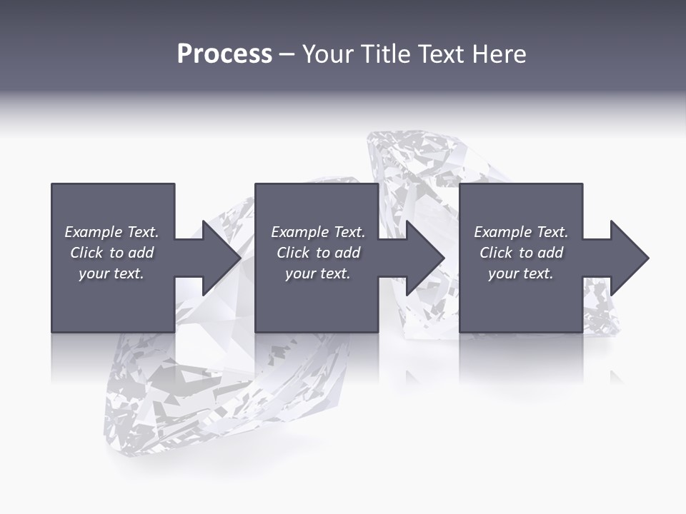 Commercial Crystal Treasure PowerPoint Template