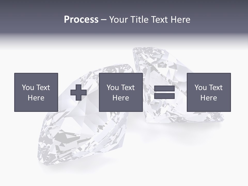 Commercial Crystal Treasure PowerPoint Template