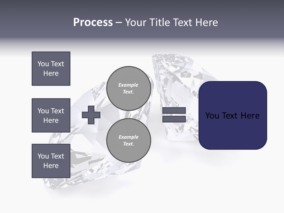 Commercial Crystal Treasure PowerPoint Template