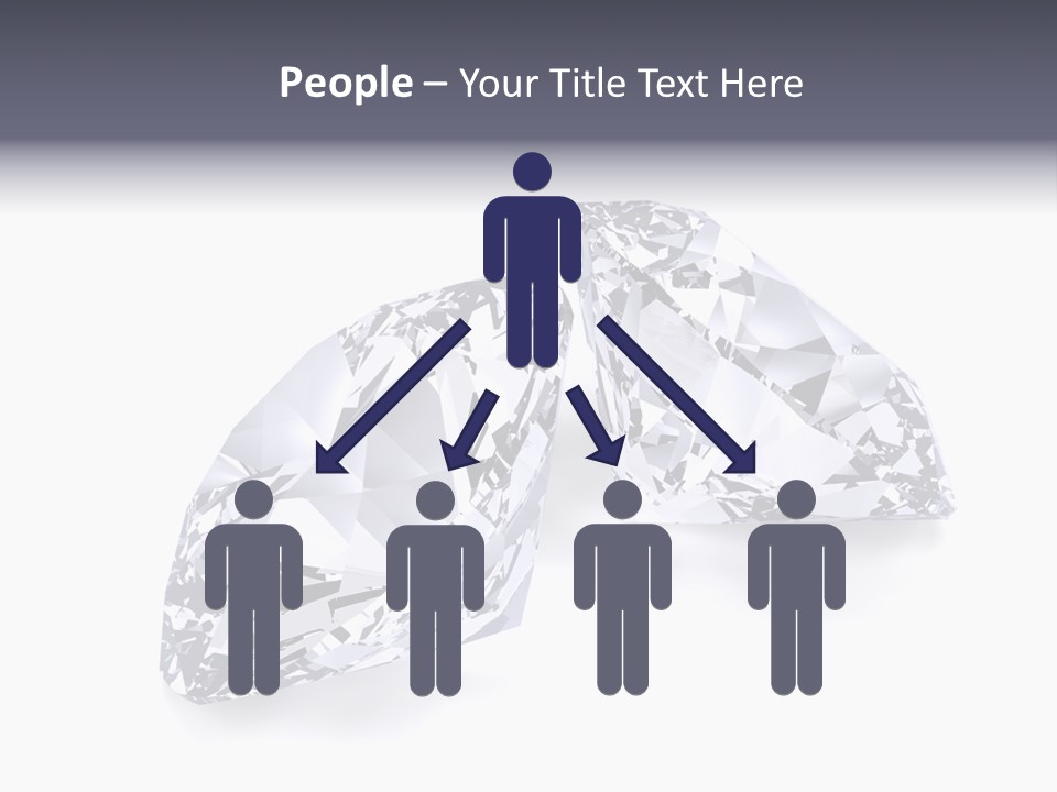Commercial Crystal Treasure PowerPoint Template