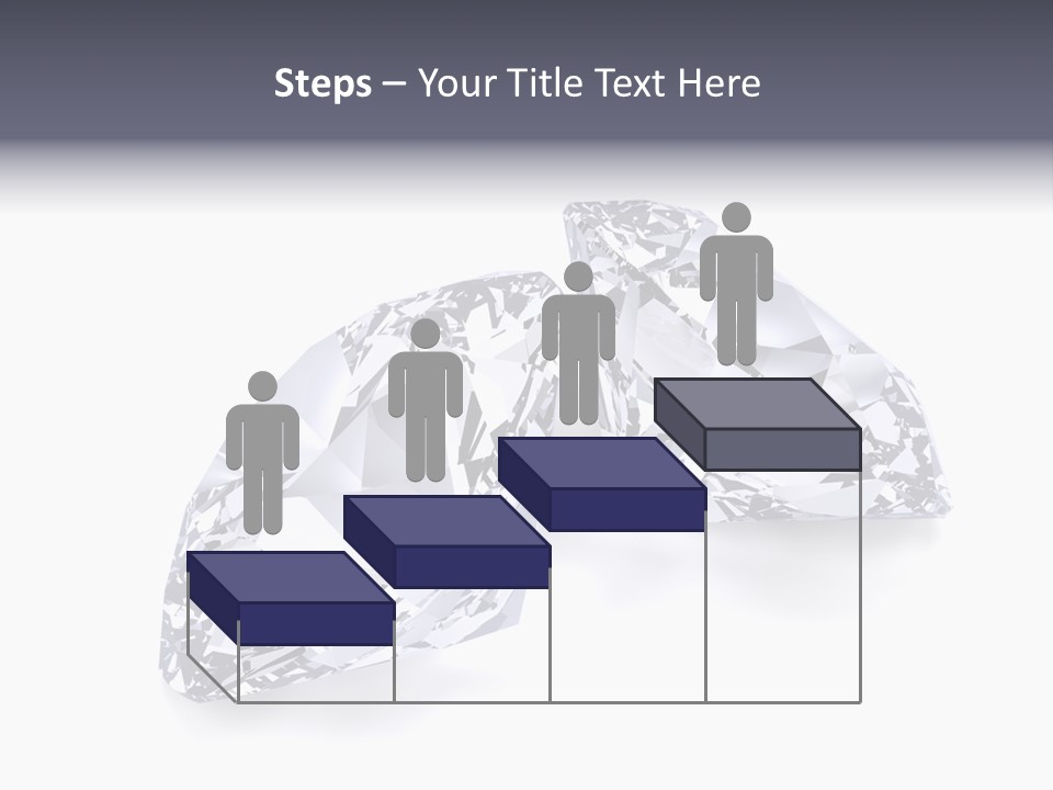 Commercial Crystal Treasure PowerPoint Template