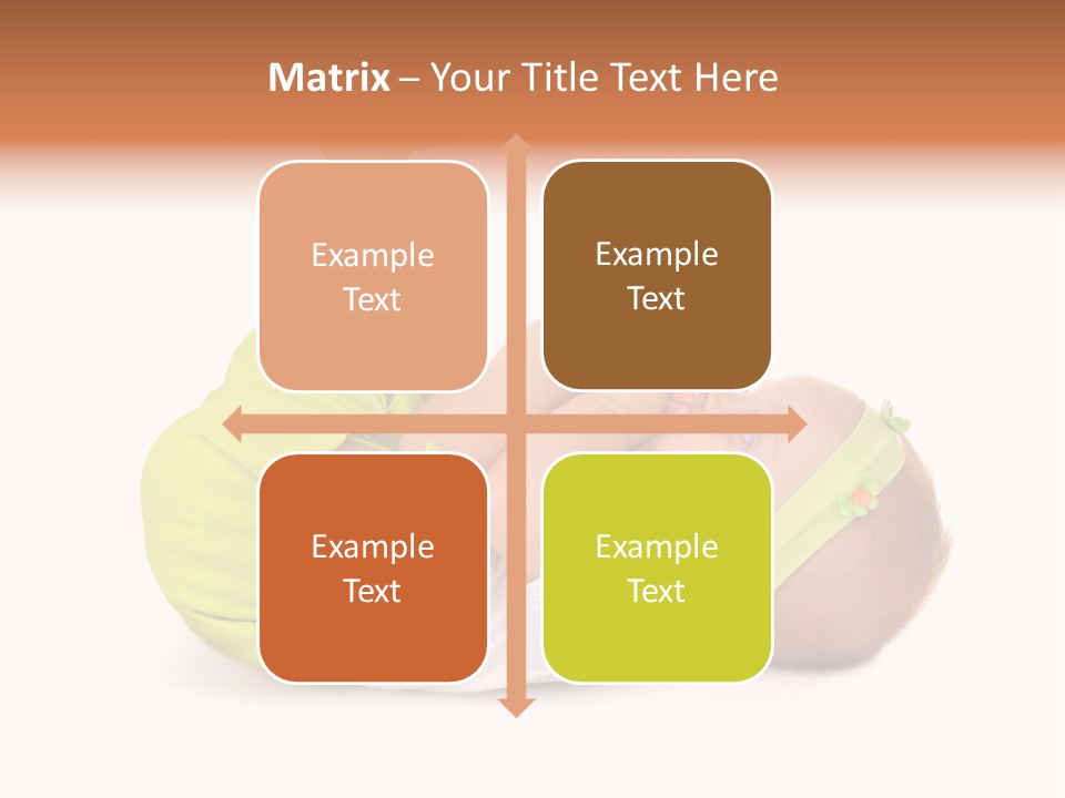 Son Adorable Closeup PowerPoint Template