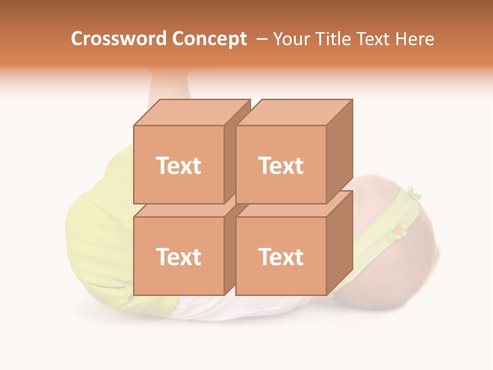 Son Adorable Closeup PowerPoint Template