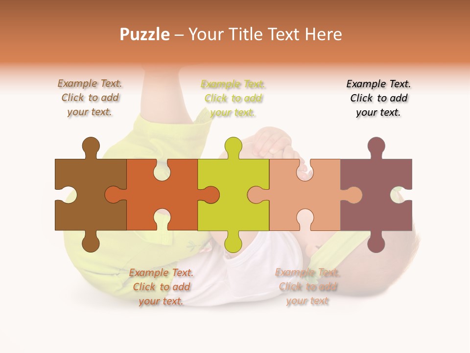 Son Adorable Closeup PowerPoint Template