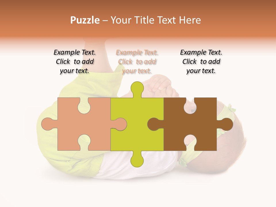 Son Adorable Closeup PowerPoint Template