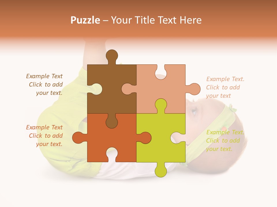 Son Adorable Closeup PowerPoint Template