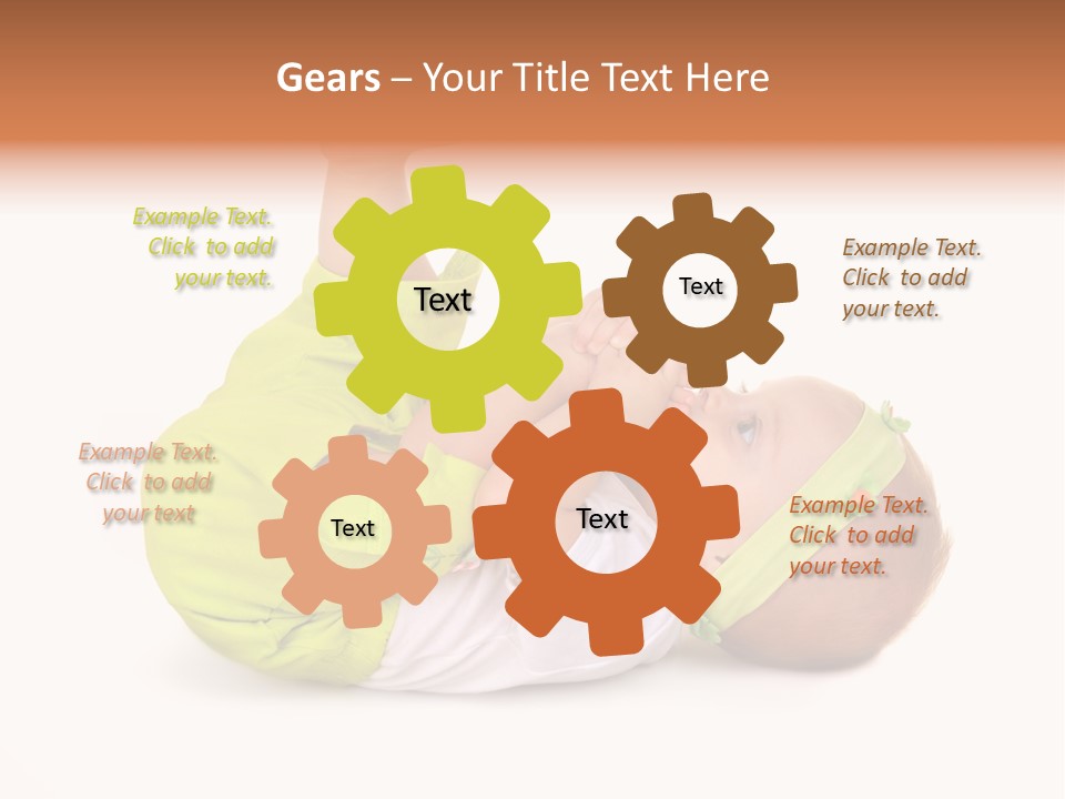 Son Adorable Closeup PowerPoint Template