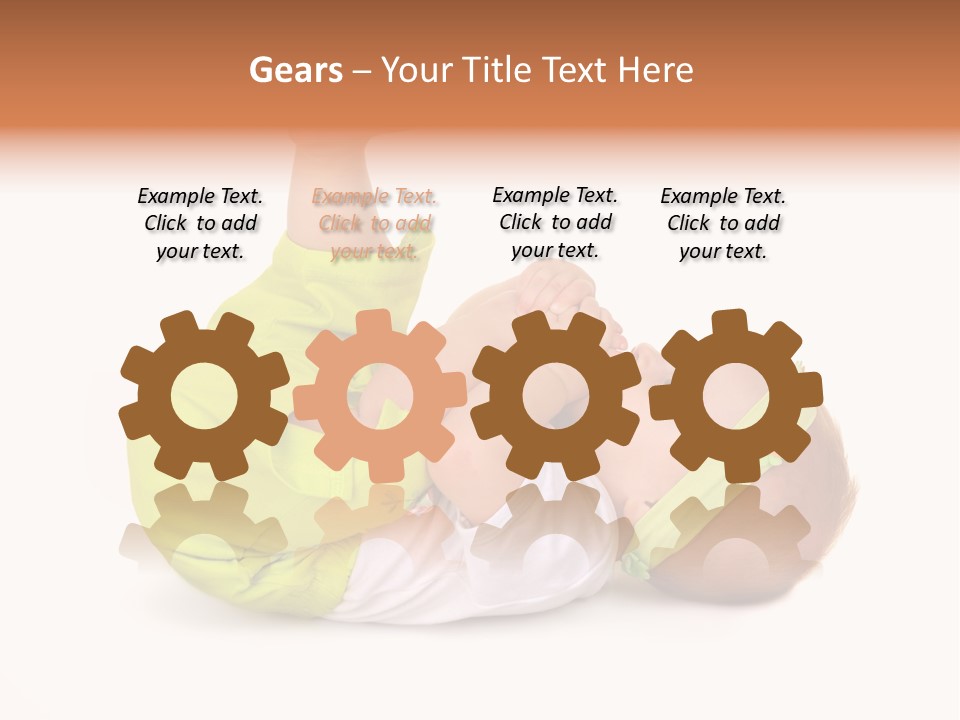 Son Adorable Closeup PowerPoint Template