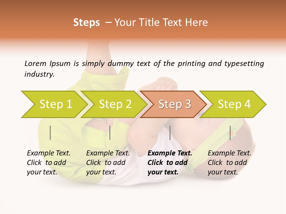Son Adorable Closeup PowerPoint Template