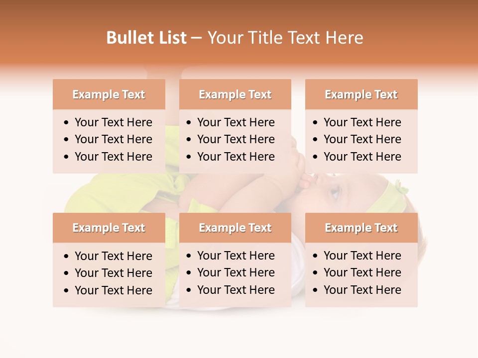 Son Adorable Closeup PowerPoint Template