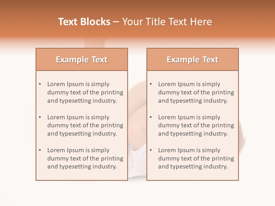 Son Adorable Closeup PowerPoint Template