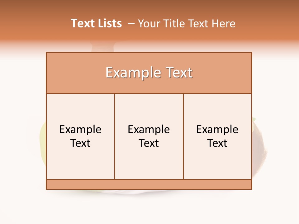 Son Adorable Closeup PowerPoint Template