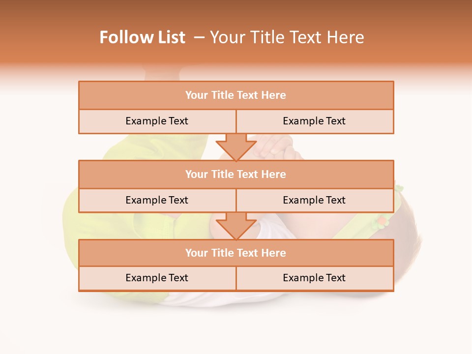 Son Adorable Closeup PowerPoint Template