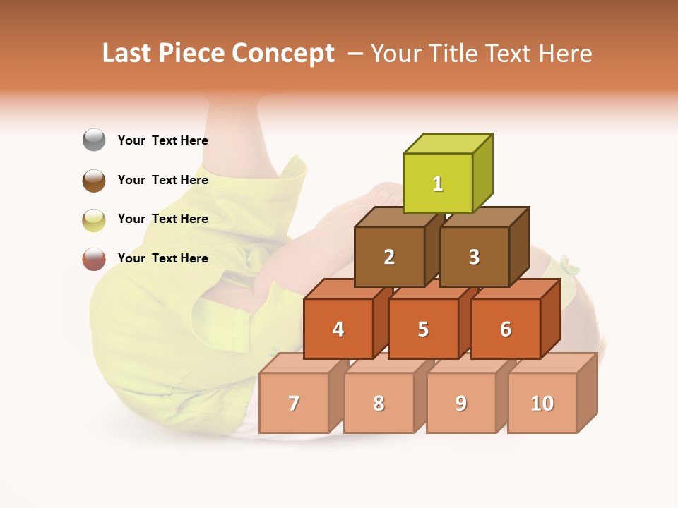 Son Adorable Closeup PowerPoint Template