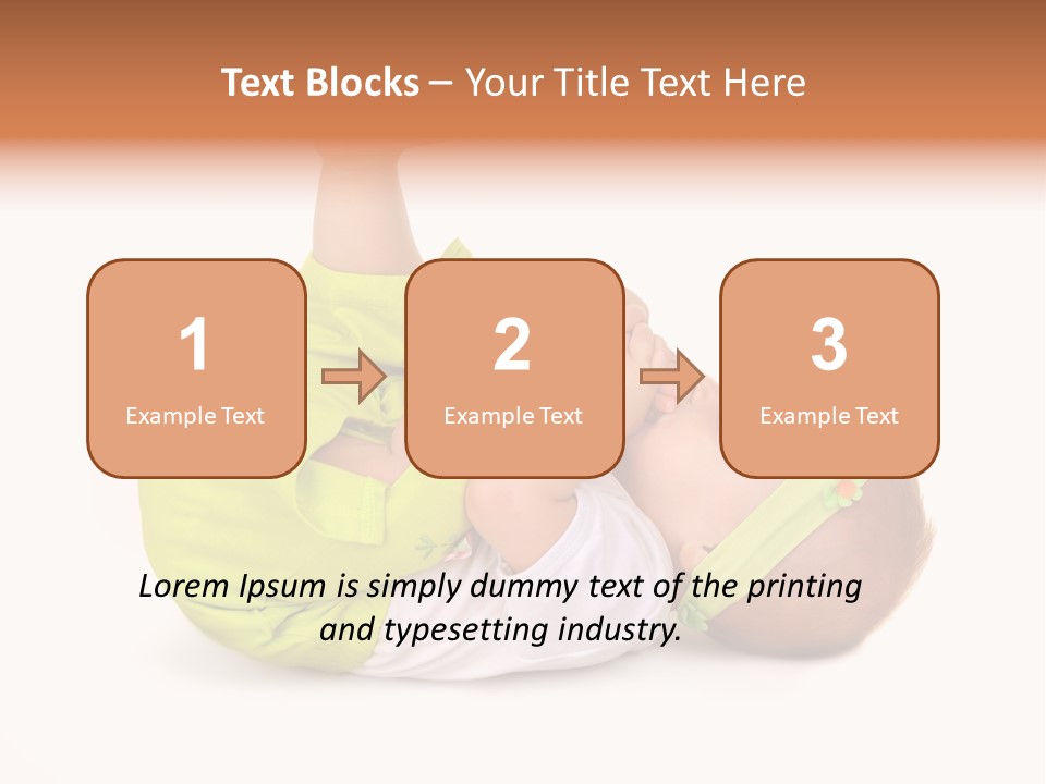 Son Adorable Closeup PowerPoint Template