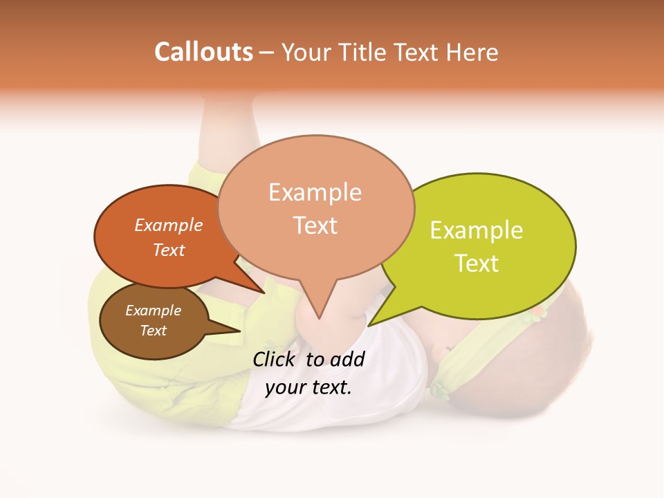 Son Adorable Closeup PowerPoint Template