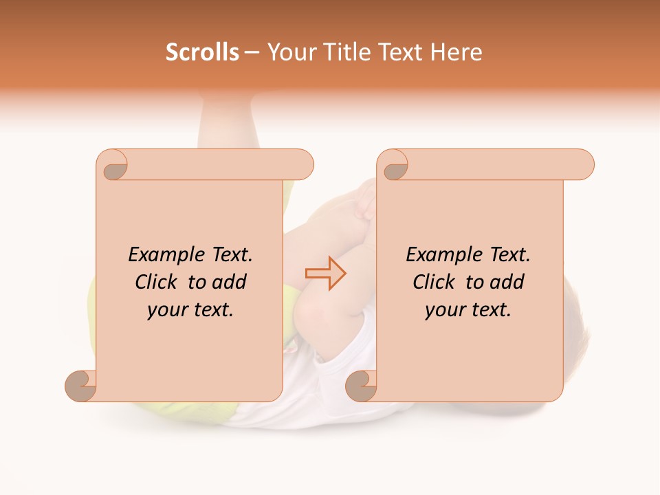 Son Adorable Closeup PowerPoint Template