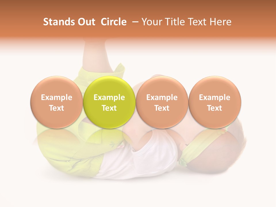 Son Adorable Closeup PowerPoint Template