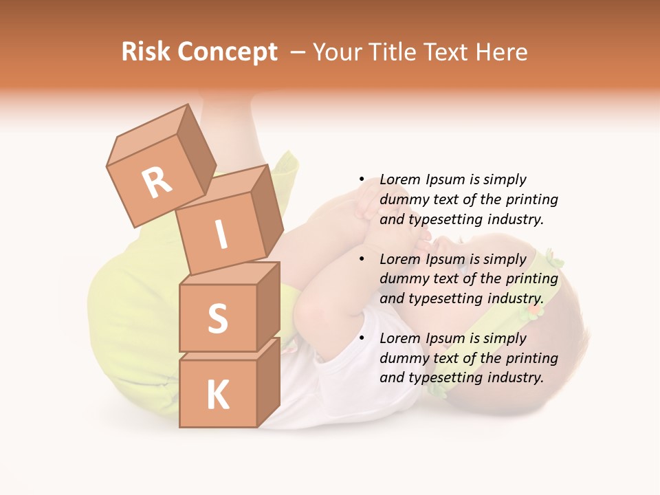 Son Adorable Closeup PowerPoint Template