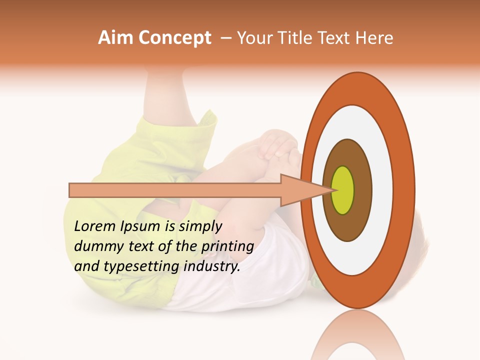 Son Adorable Closeup PowerPoint Template