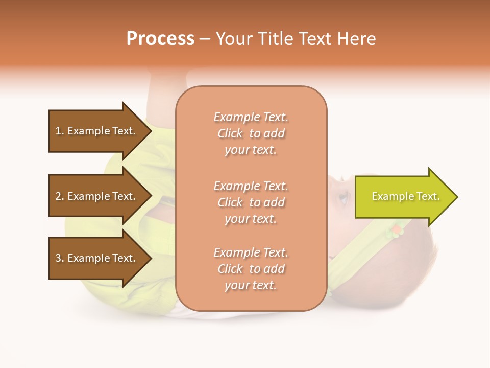 Son Adorable Closeup PowerPoint Template
