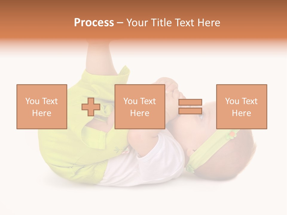 Son Adorable Closeup PowerPoint Template