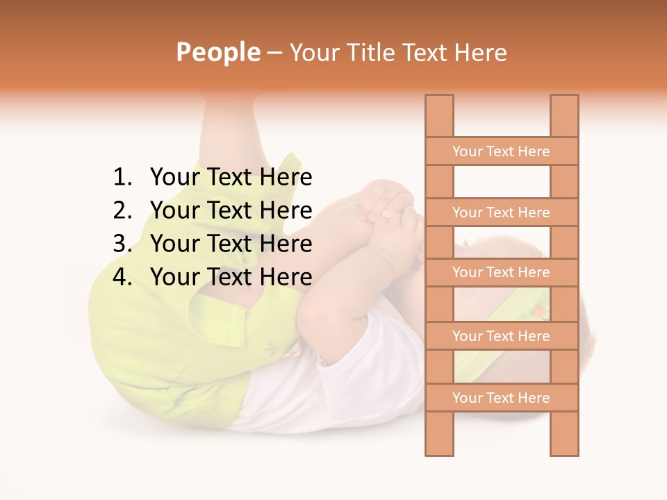 Son Adorable Closeup PowerPoint Template