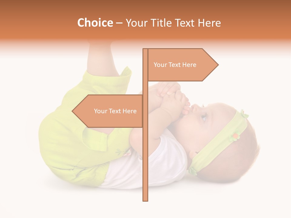 Son Adorable Closeup PowerPoint Template