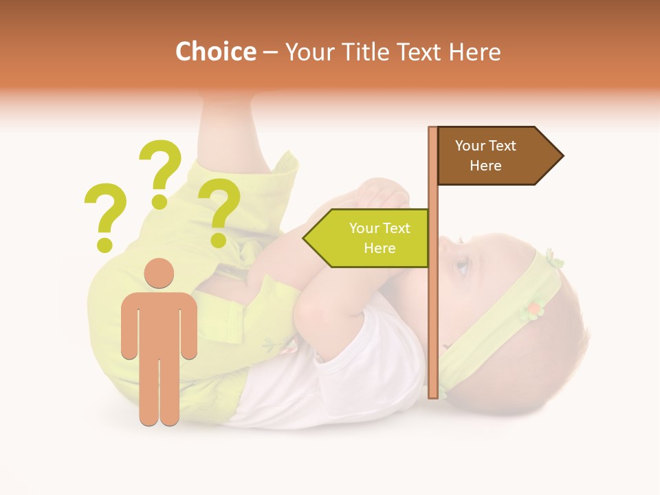 Son Adorable Closeup PowerPoint Template