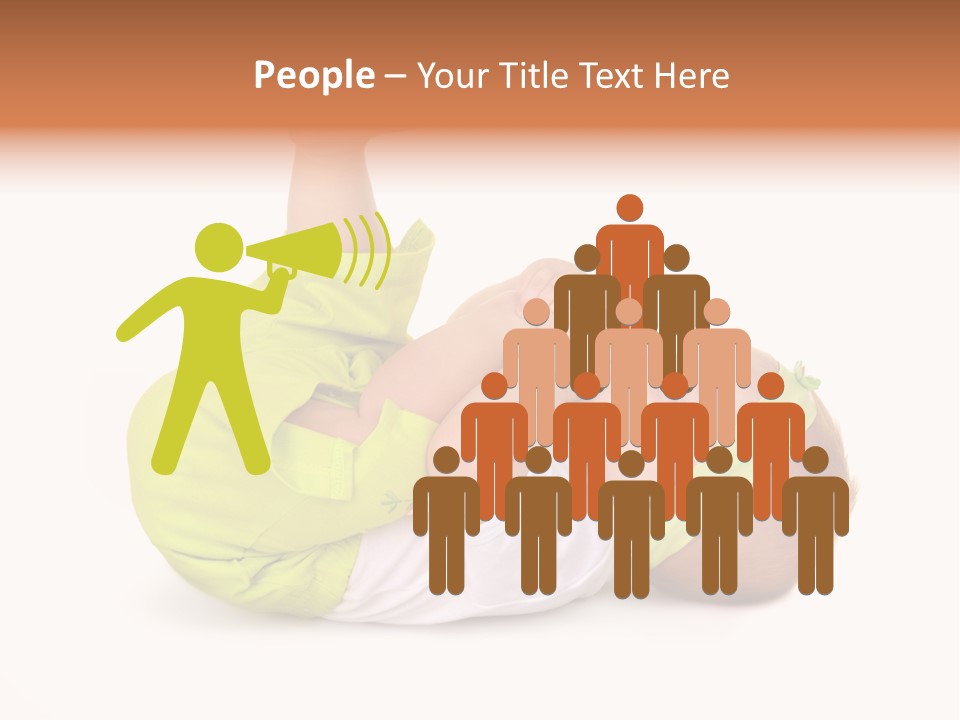 Son Adorable Closeup PowerPoint Template